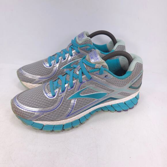 Brooks Adrenaline GTS 16 Athletic Running Shoe Womens Size 8 1202031B170 Gray - Picture 1 of 10